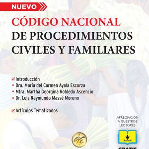 CÓDIGO NACIONAL DE PROCEDIMIENTOS CIVILES Y FAMILIARES